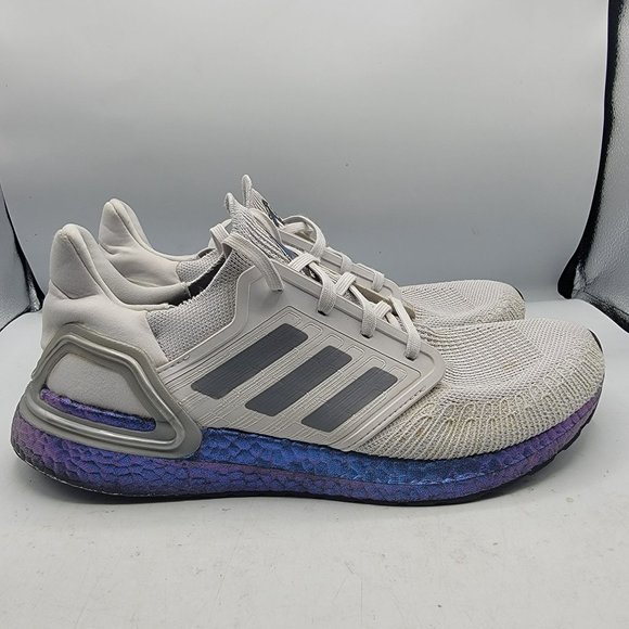 Adidas Ultraboost 20 Men Size 11.5 Dash Gray Blue ISS National Lab Sneaker Shoes - Picture 7 of 14